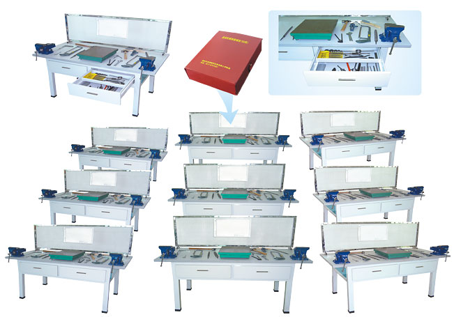 HY-901型鉗工實(shí)驗室設備（鉗工實(shí)訓桌、單面2工位）